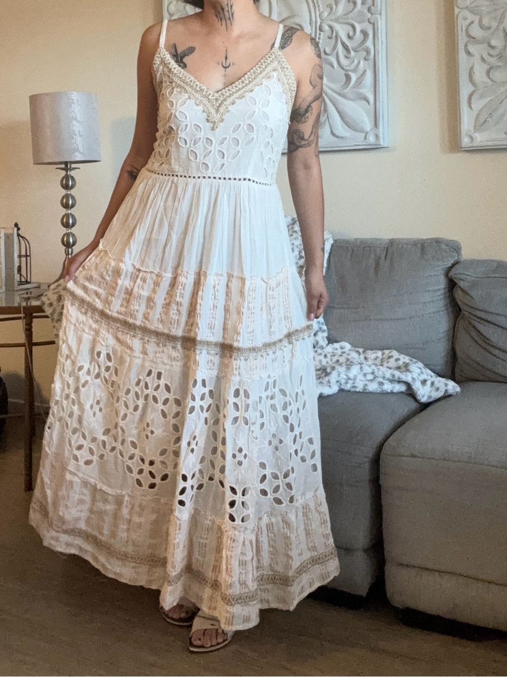 Cottage Core/Boho Maxi Dress✨
